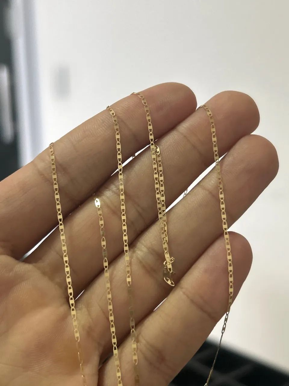 Corrente MACIÇA nova em ouro 18k - 3g