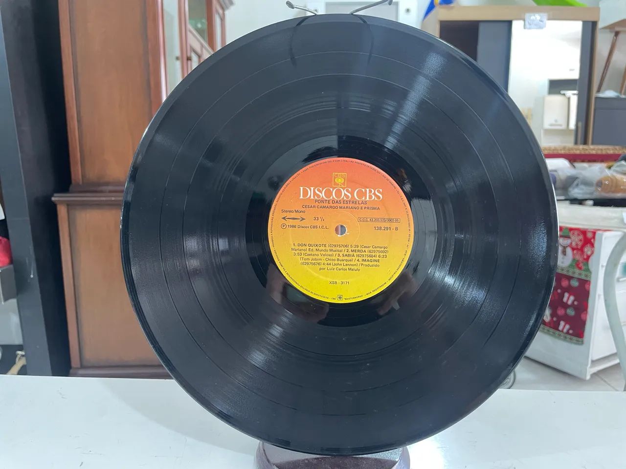 Disco de Vinil César Camargo Mariano e Prisma Ponte Das Estrelas  - Foto 5