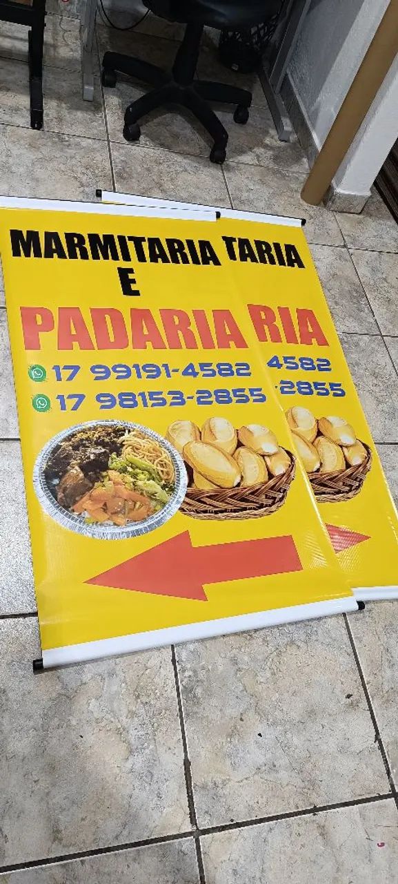 Banner em lona impressão digital 