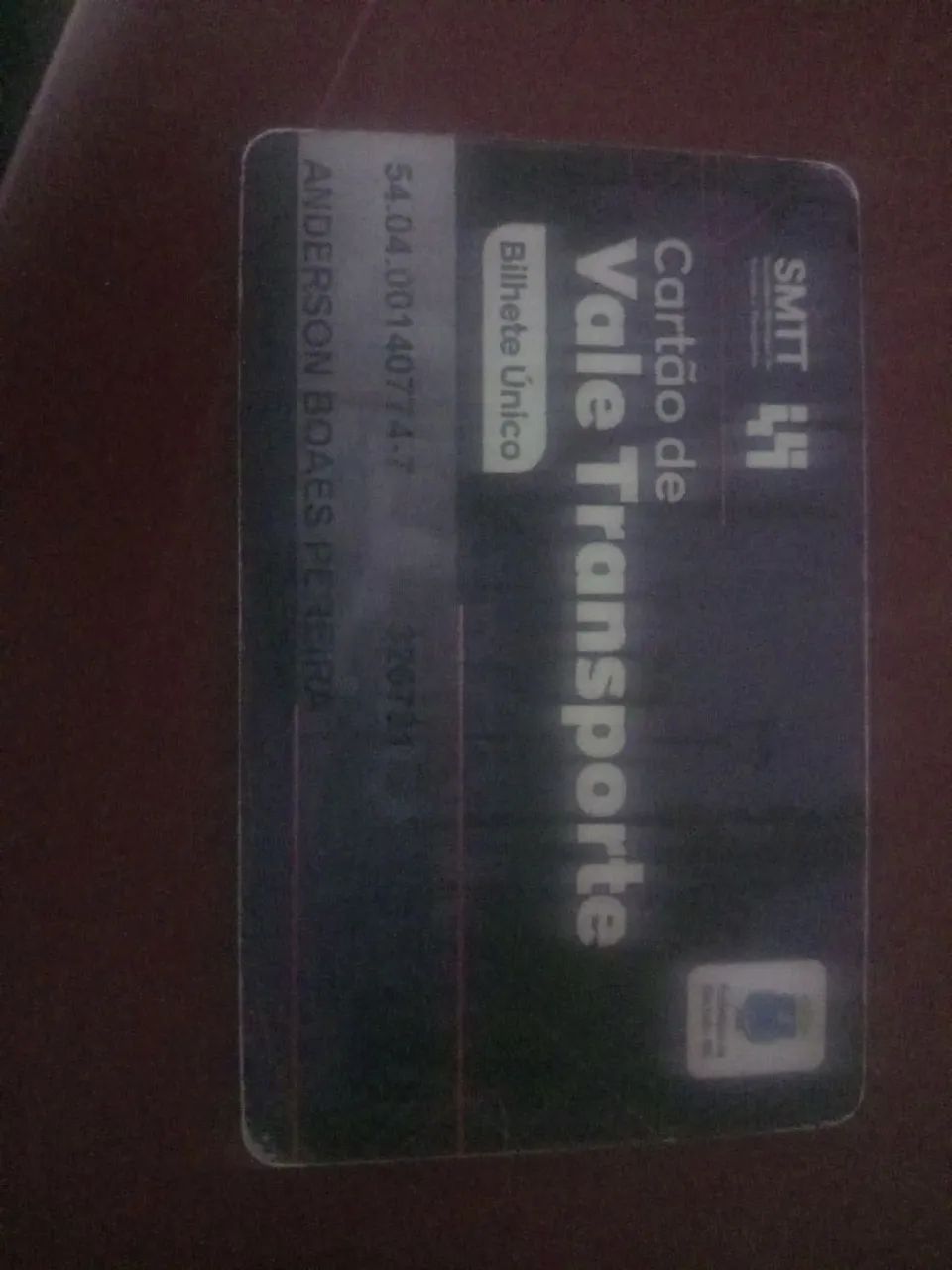 Carteira de transporte 