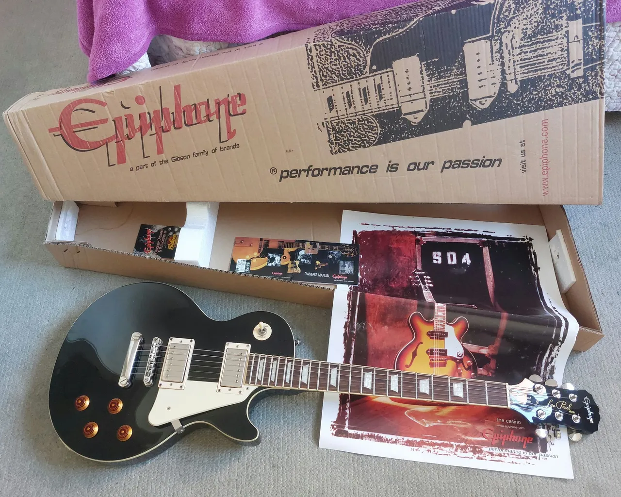 guitarra epiphone les paul classic