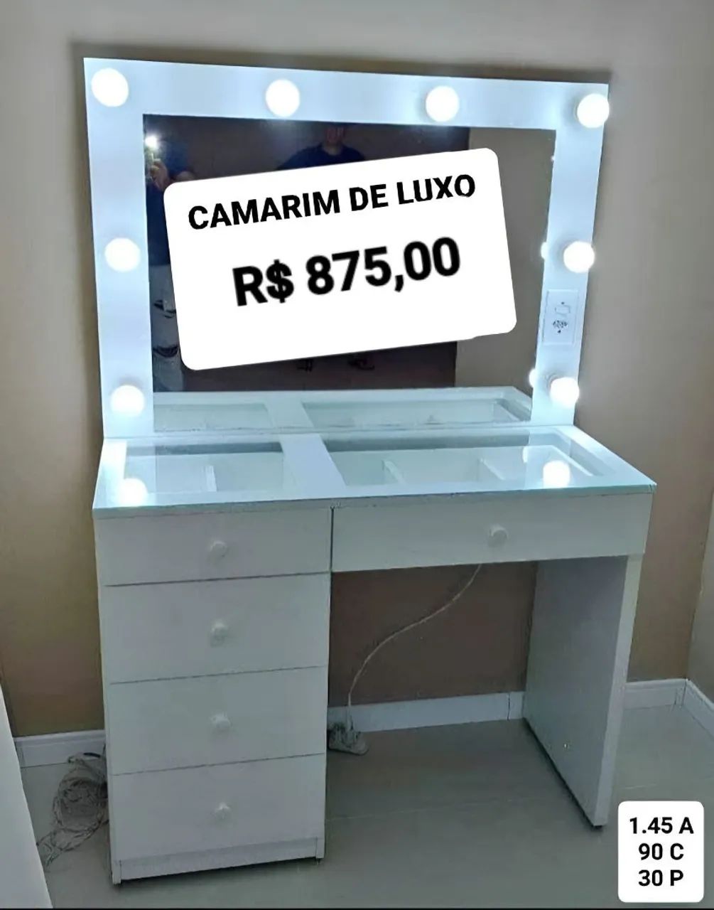 Penteadeira Camarim de Luxo com Preço de Fábrica 