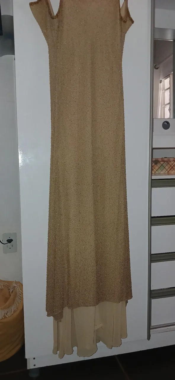 Vestido Longo Dourado