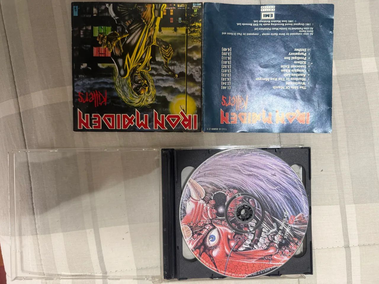 Cd iron maiden importado killers duplo raridade