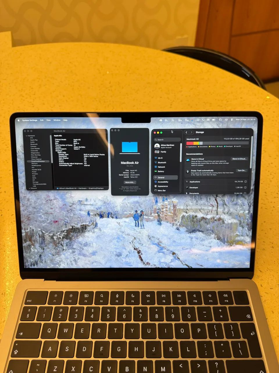 MacBook Air M2 - 16GB / 512GB - 10-core CPU + 10-core GPU