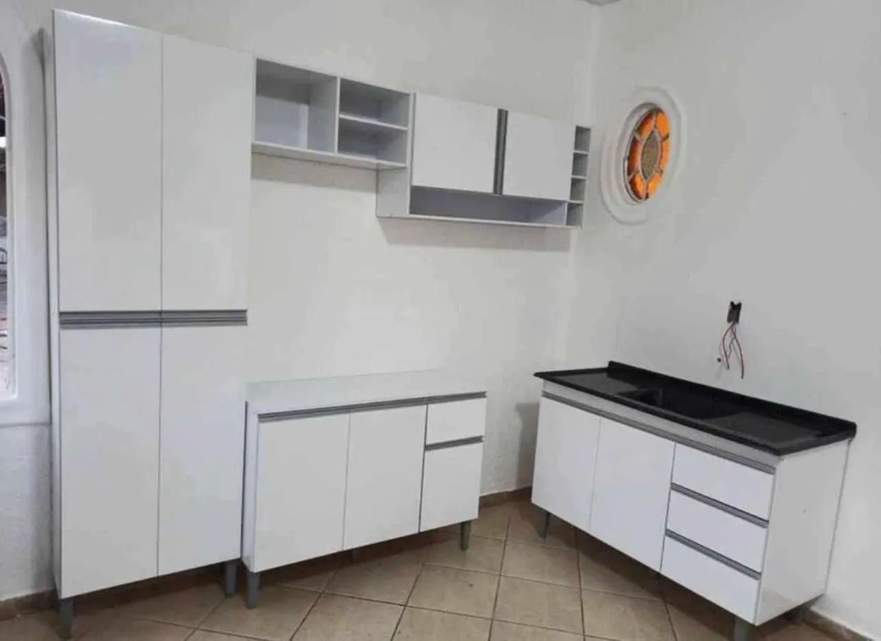 Conjunto de Armários de Cozinha Branco