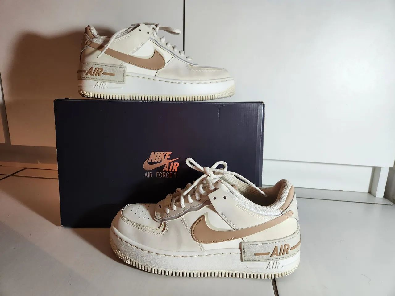 Nike Air Force 1 Shadow Bege 