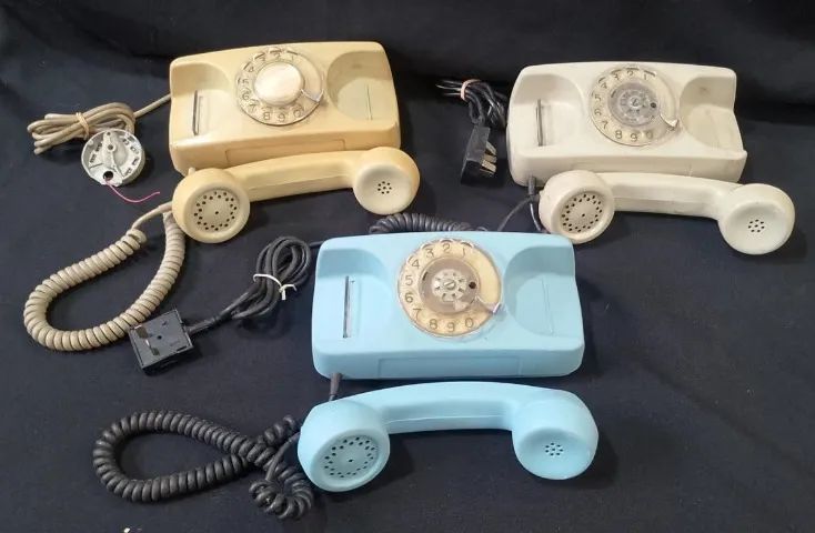 03 aparelhos de telefones antigos tipo tijolinho - Foto 2