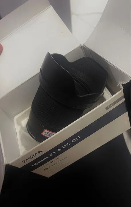 Lente sigma 16mm f/1.4 DC  - Foto 3