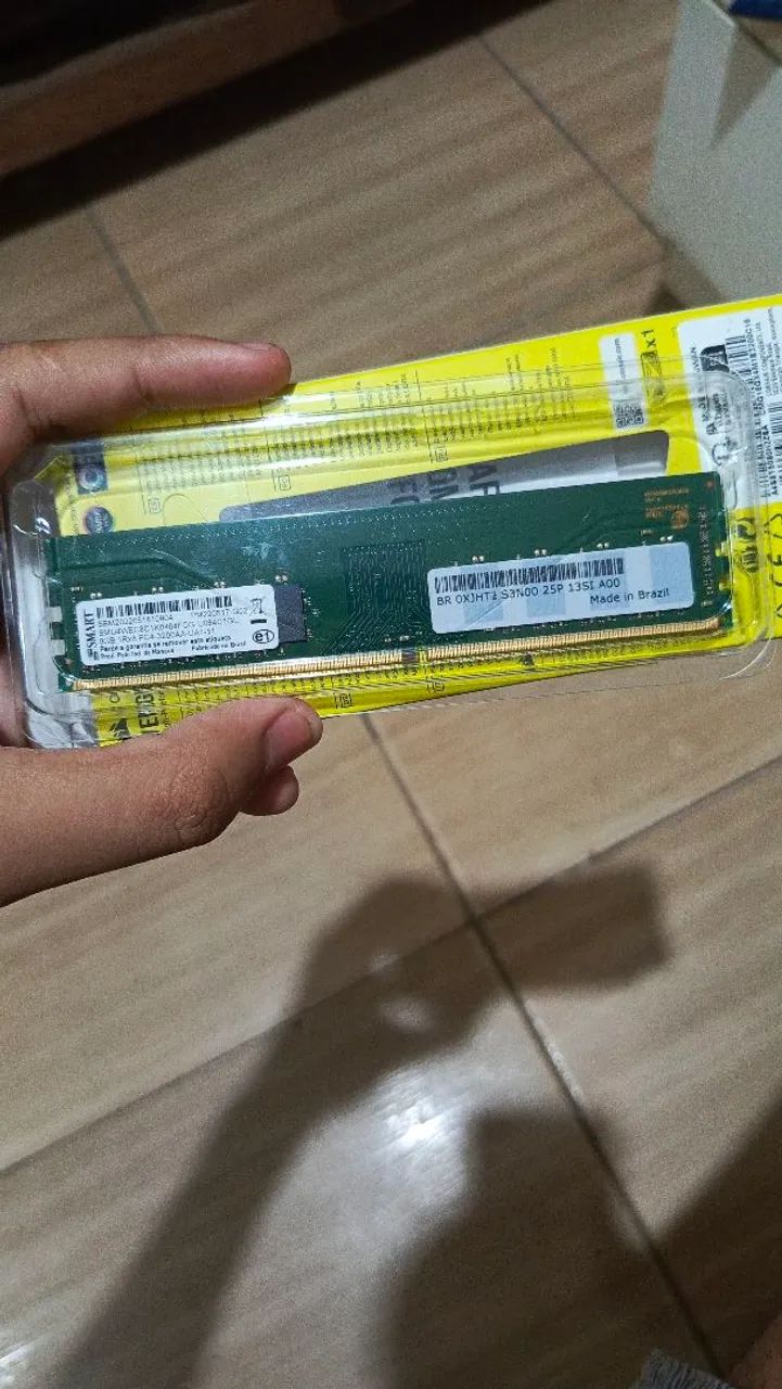 ssd nvme 256gb novo + memória ram ddr4 - Foto 2
