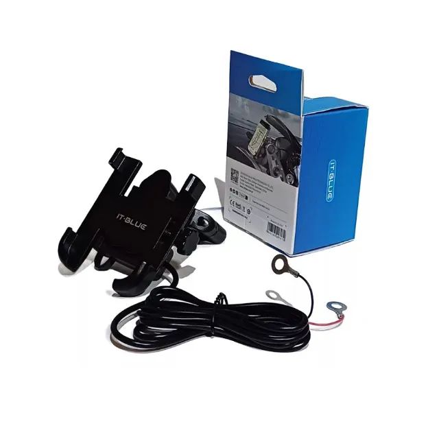 Suporte de Celular para Moto com carregador It-Blue - Foto 9