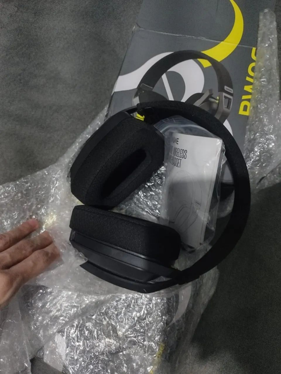 headset gamer sem fio ps4,ps5pc e celular - Foto 3