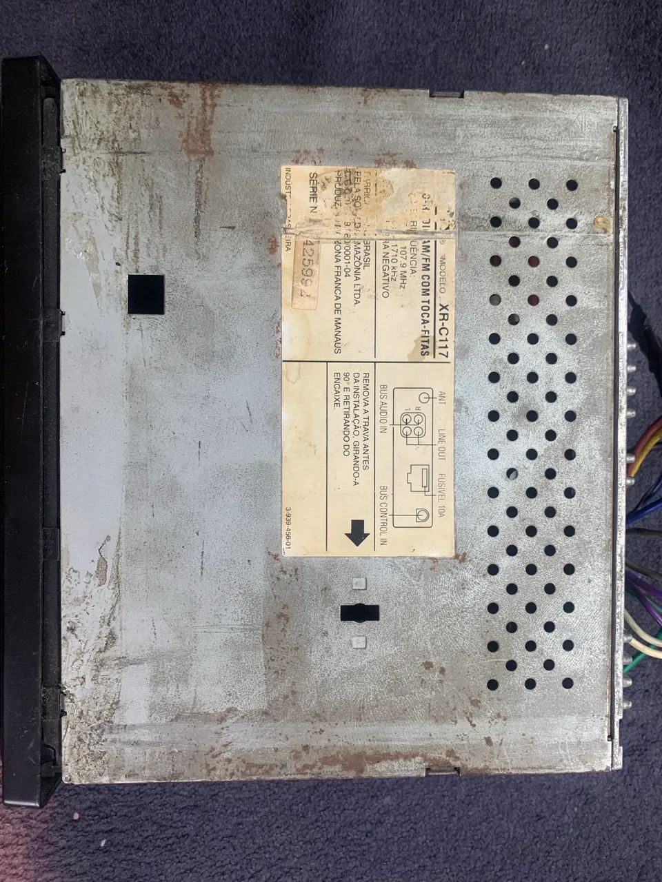 Som toca fitas Sony XT-C117 tape época - Foto 4