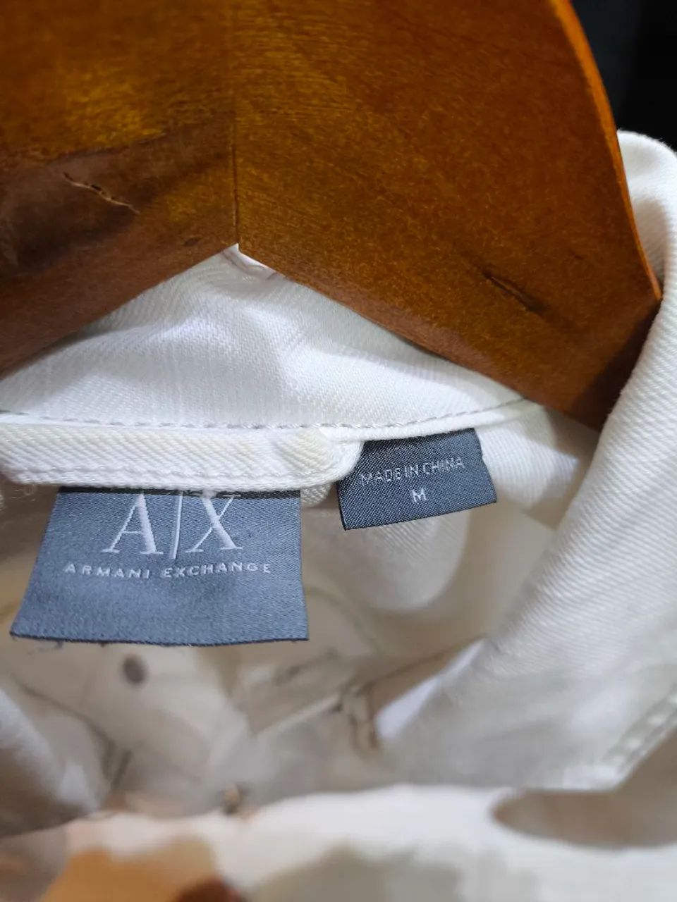 Jaqueta Jeans Branca Armani Exchange - Foto 5
