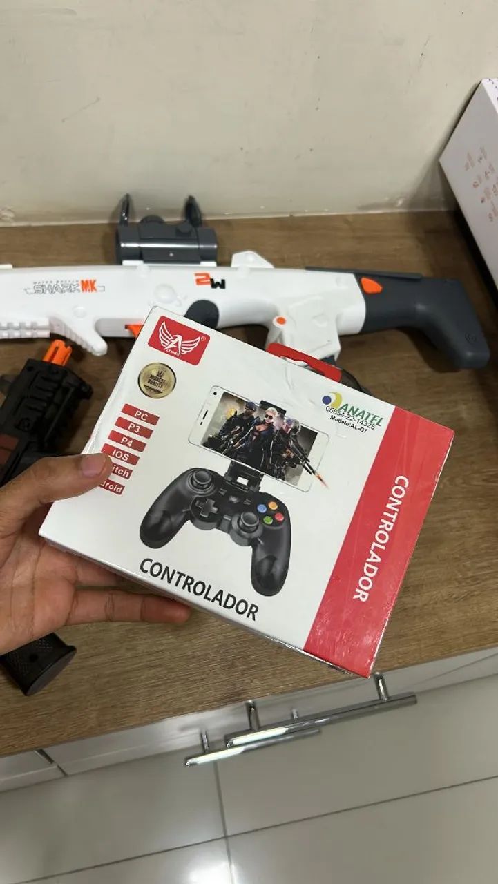 Controle para Celular Gamer Bluetooth - Android / iOS / PC
