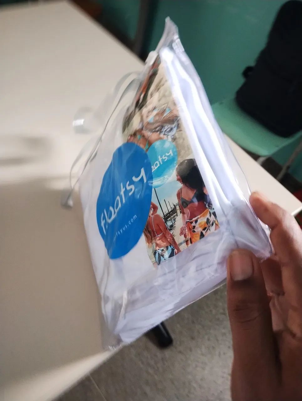 Um único produto:Saída de Praia, Bóia, Esteira e mais. Produto Versátil da Floatsy - Foto 6