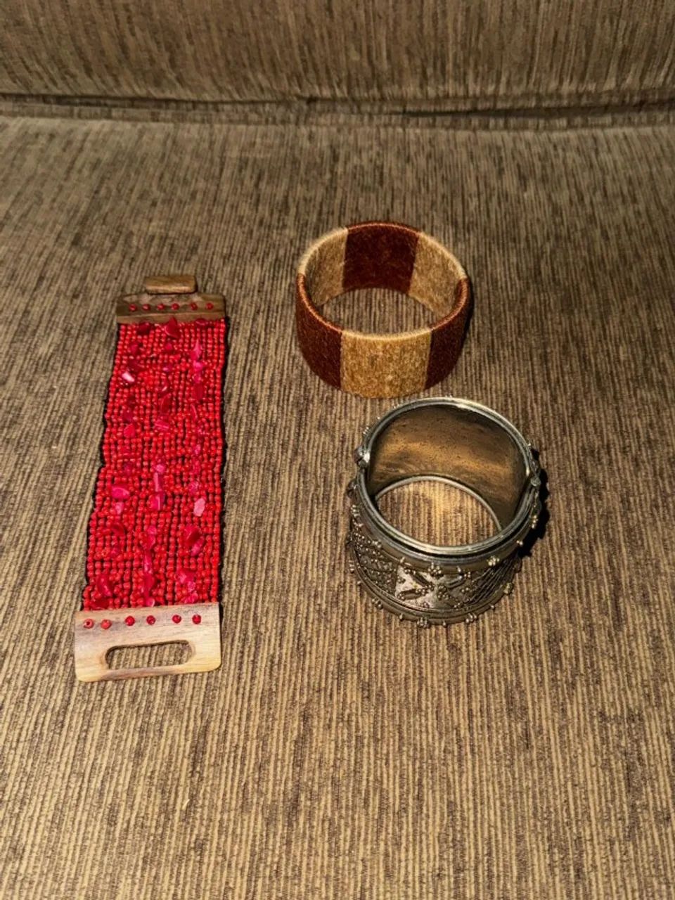 Pulseiras Kit Com 3 Diversos Estilos - Vintage  - Foto 2