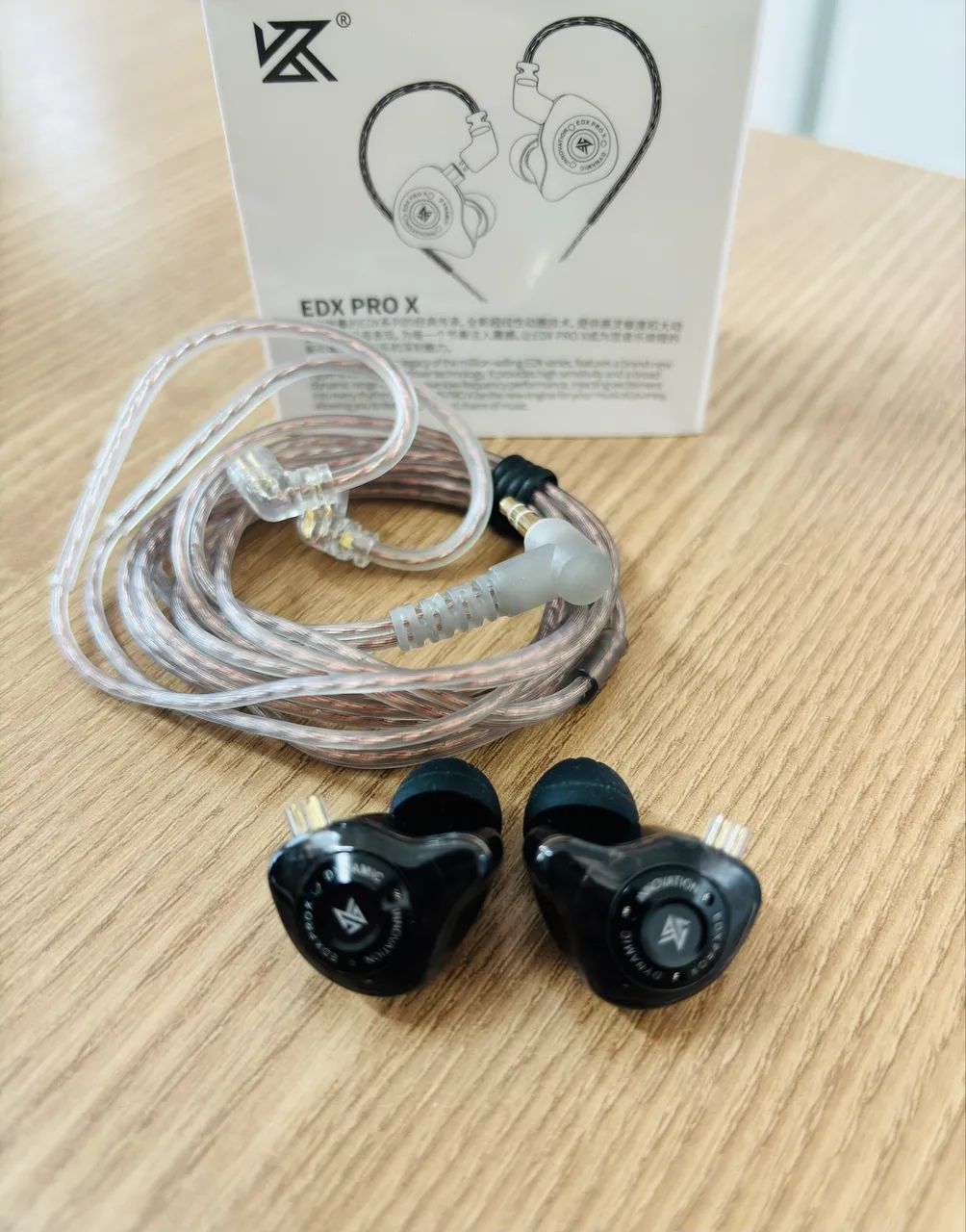 Fone Kz Edx Pro X sem microfone - Novo. - Foto 3