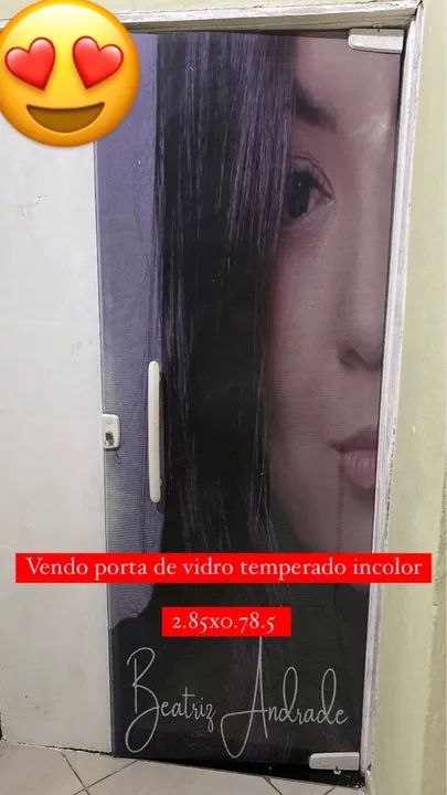Porta de vidro 