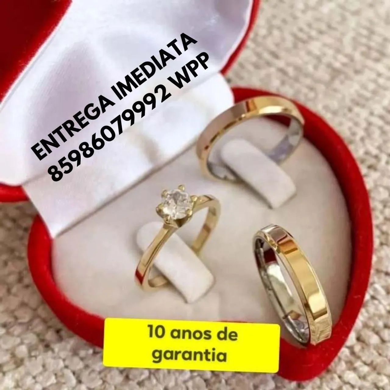 Alianças de moedas antigas I 10 anos de garantia I Aliança  - Foto 2