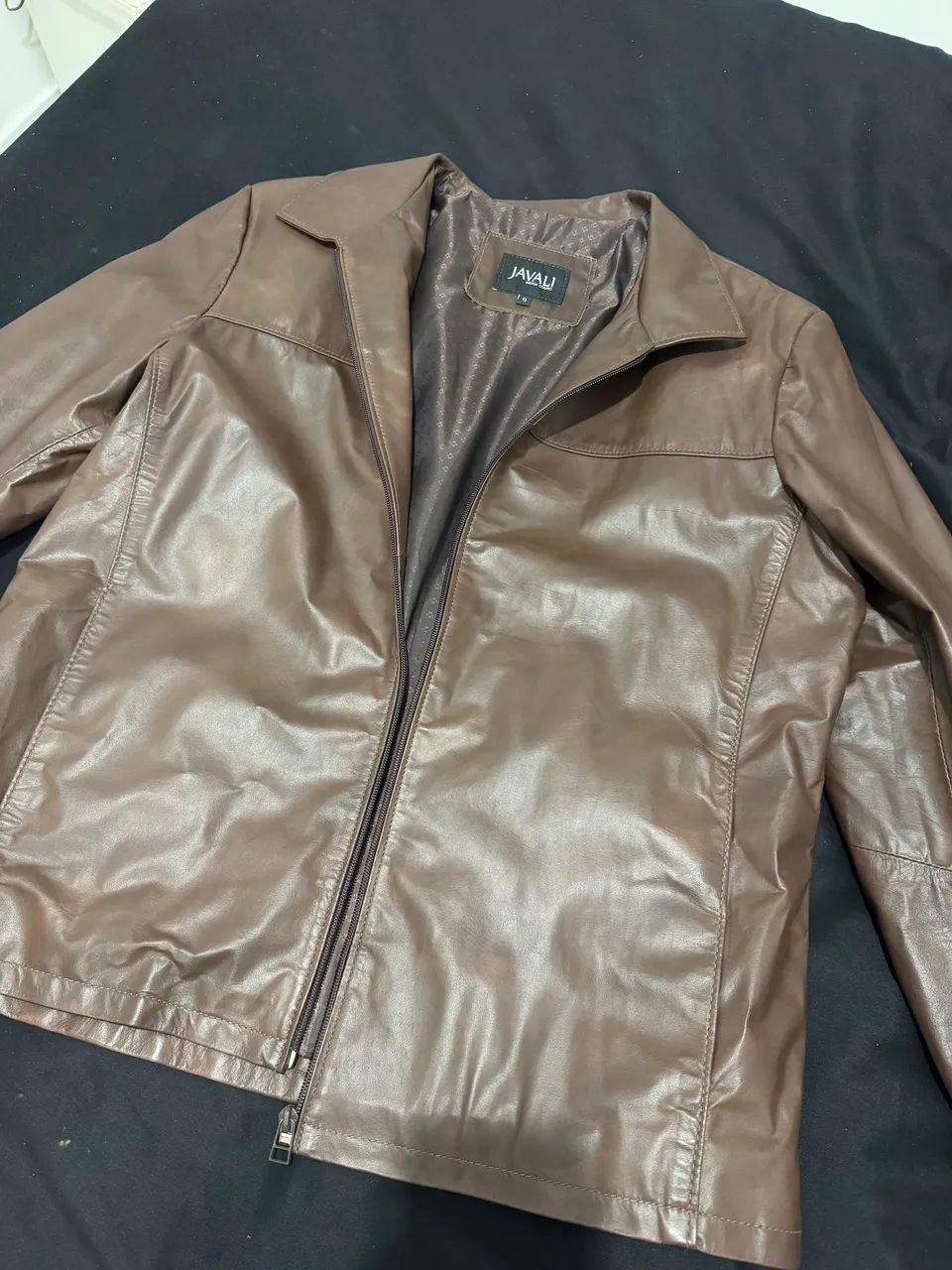 Jacketa de couro legítimo  - Foto 3