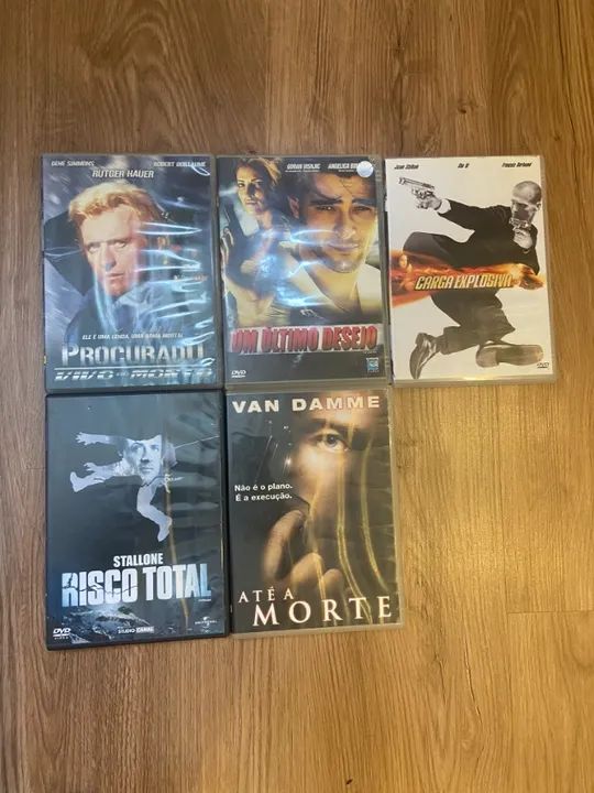 Coleção Filmes de Ação em DVD