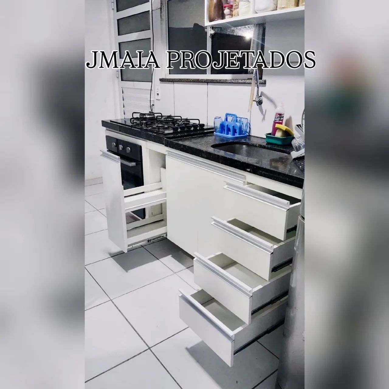 Armário de cozinha branco  - Foto 4