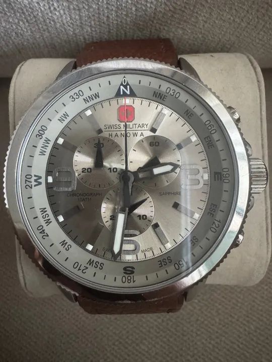 Relógio Swiss Military Hanowa Cronógrafo Masculino Acessórios