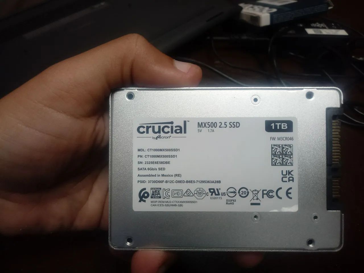 SSD Crucial 1 Terabyte(1000GB) - Foto 2