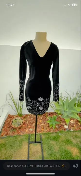 Vestido Longo Floral - Verde e Rosa - Foto 2