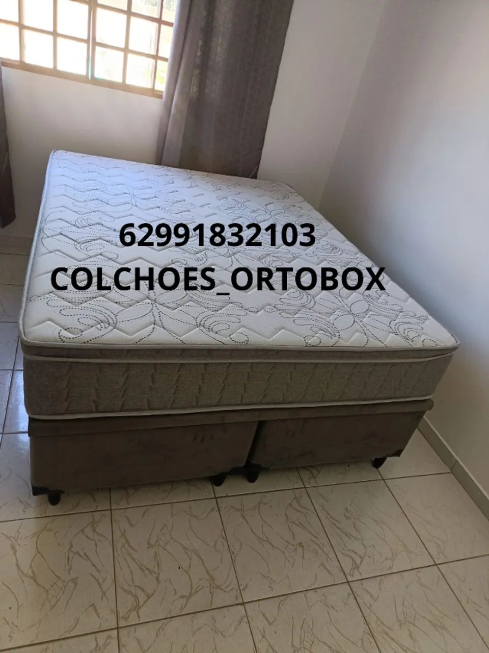 Base e colchão queen size de espuma D45 