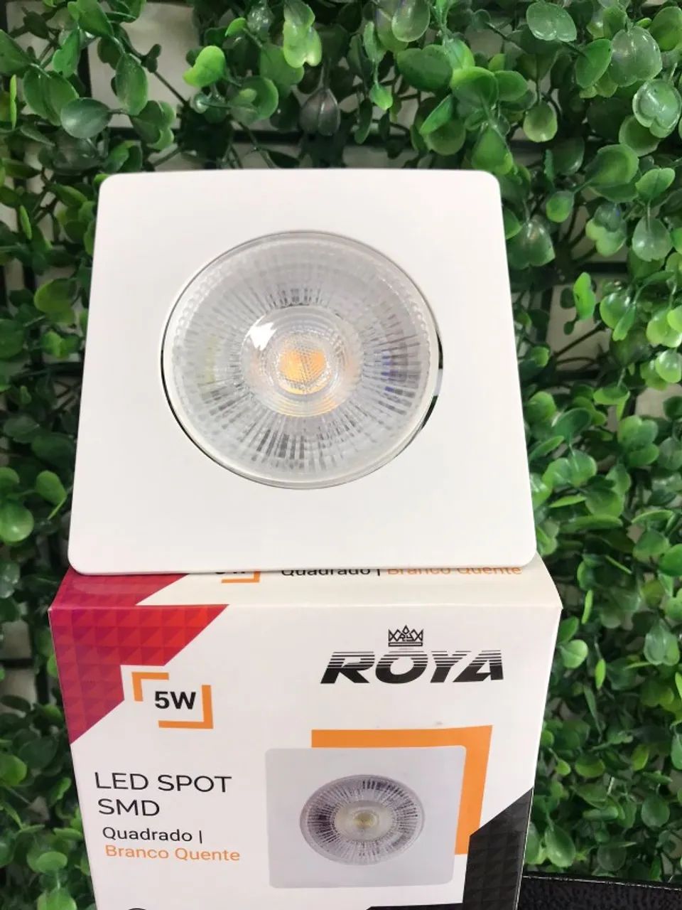 Spot led 5w  Quadrado SMD Branco QUENTE . 80% DE ECONOMIA Bivolt  - Foto 3