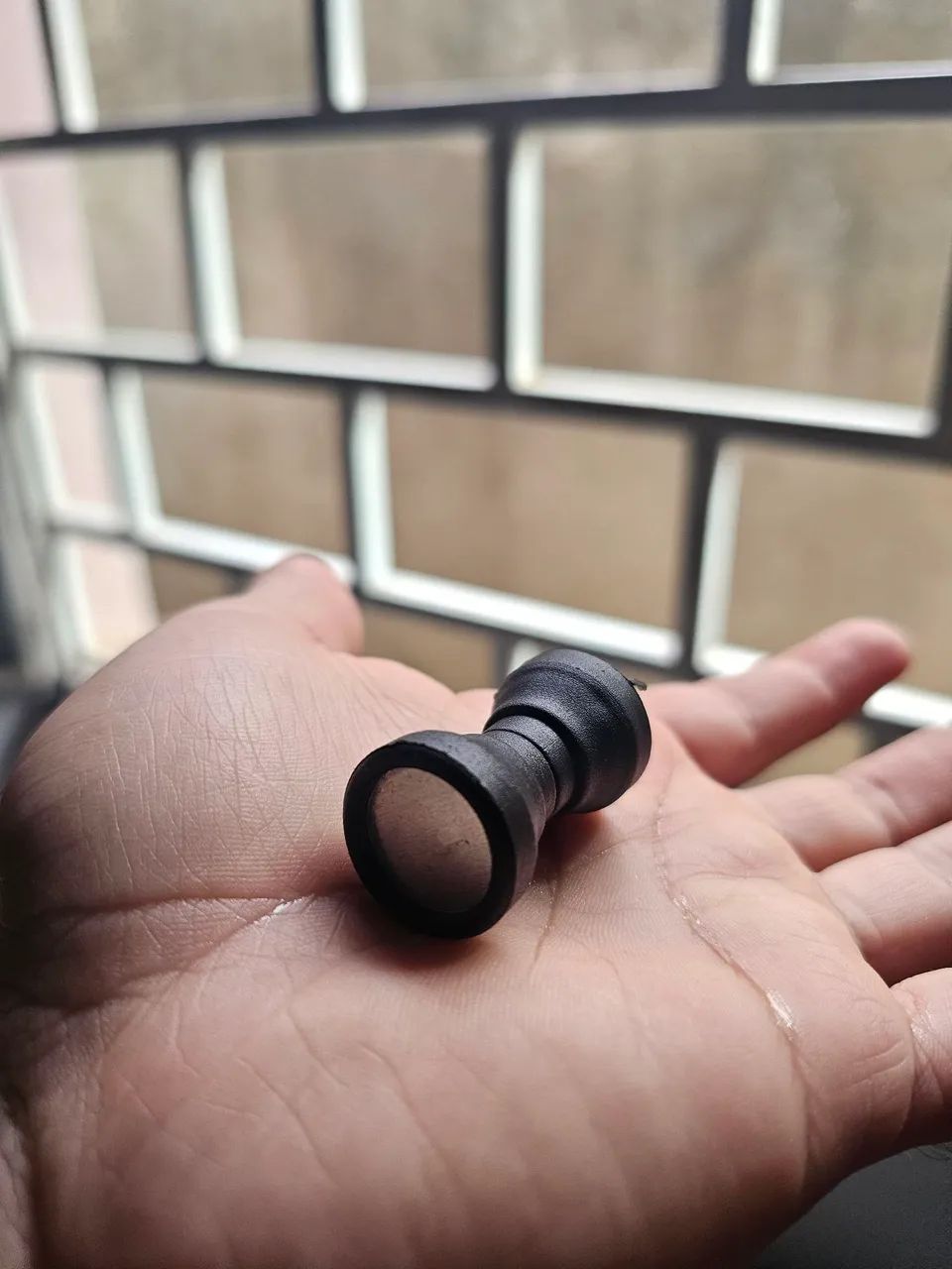 Puxador duplo box preto banheiro acrilic abrigo pia - Foto 3