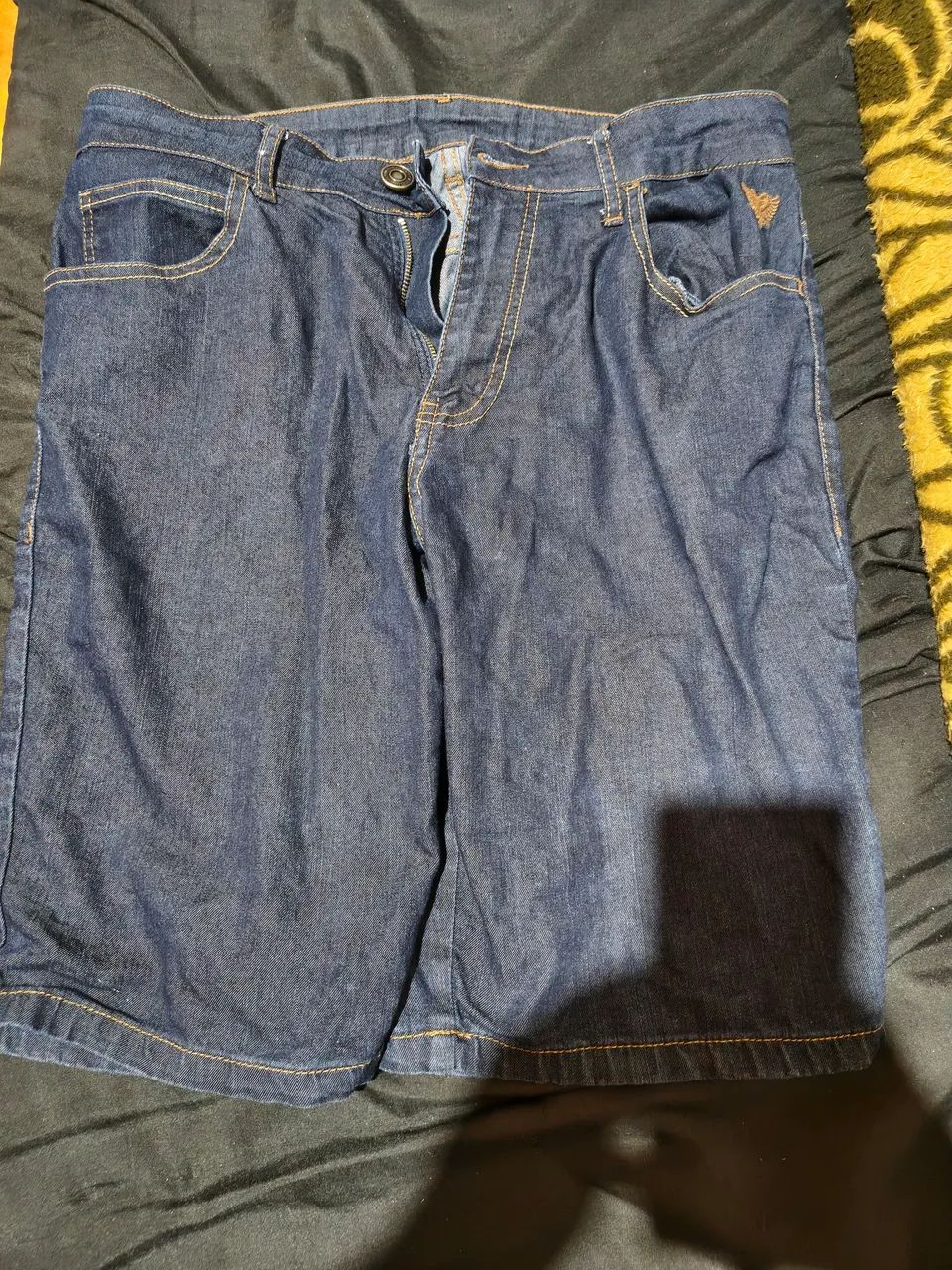 Bermuda jeans azul Cavalera tamanho:38. - Foto 2