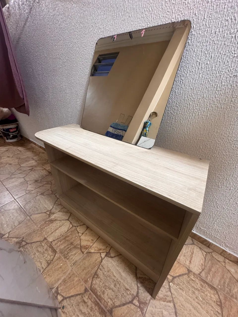 Rack 100% mdf com espelho 64960521522817122
