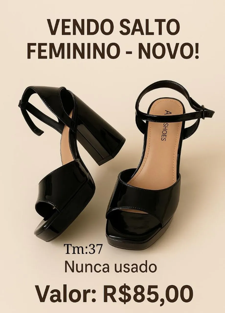 Sandália Salto Feminina