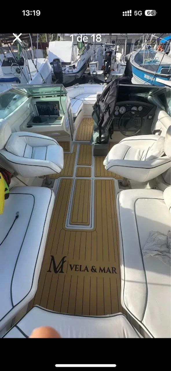 LANCHA VENTURA 23.5 PÉS - COMPLETA E PRONTA PARA O VERÃO! - Foto 6