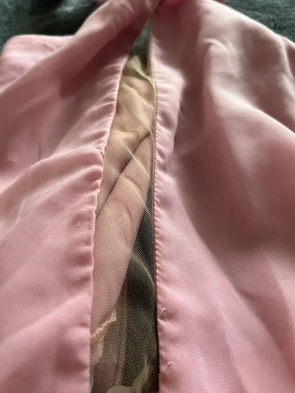 Vestido longo rosa elegante - Foto 3
