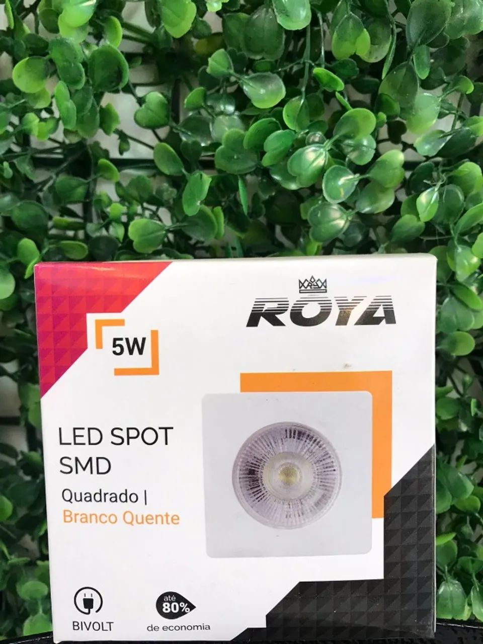 Spot led 5w  Quadrado SMD Branco QUENTE . 80% DE ECONOMIA Bivolt  - Foto 4
