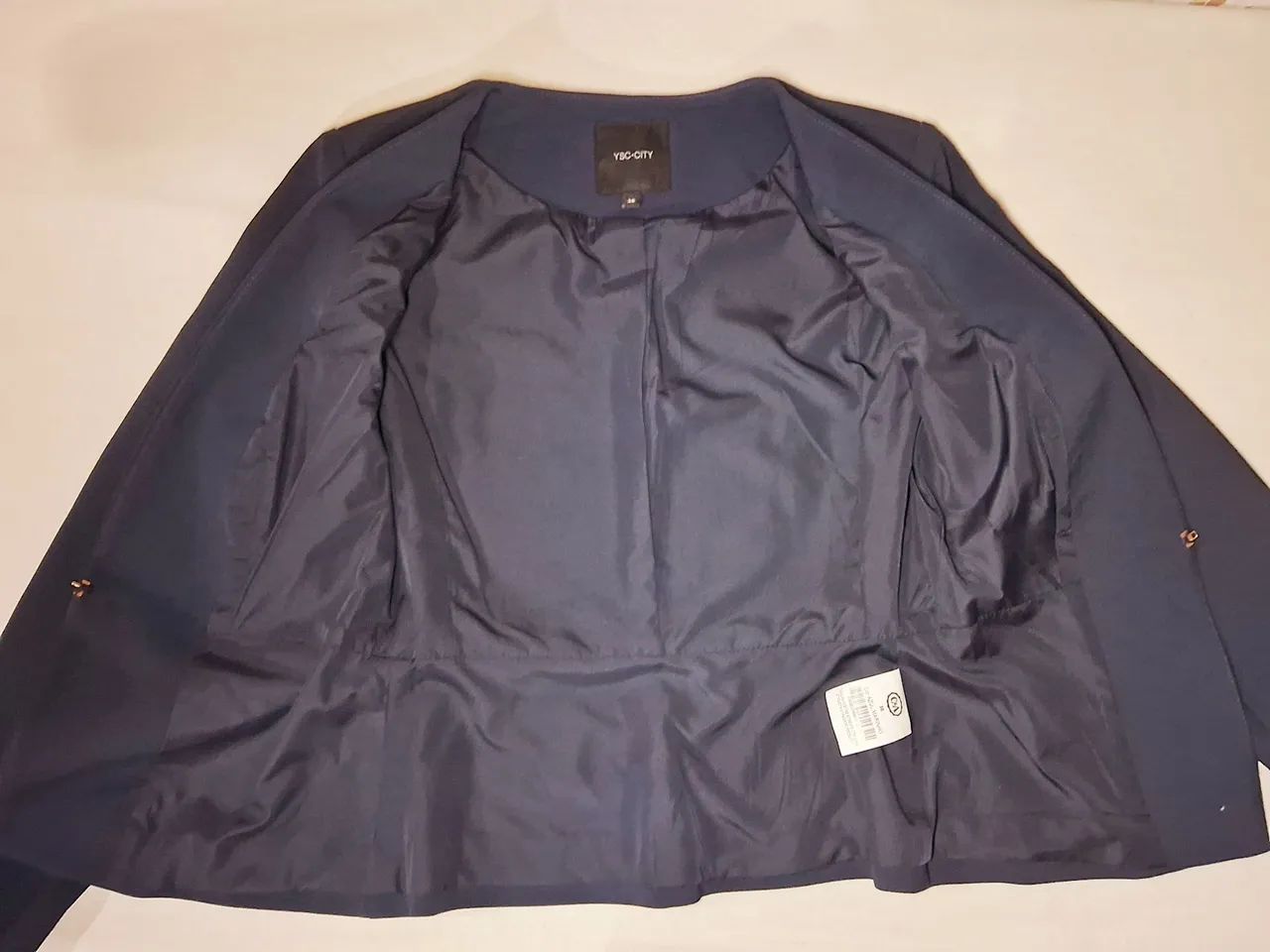 Blazer feminino n° 36 azul marinho  - Foto 4