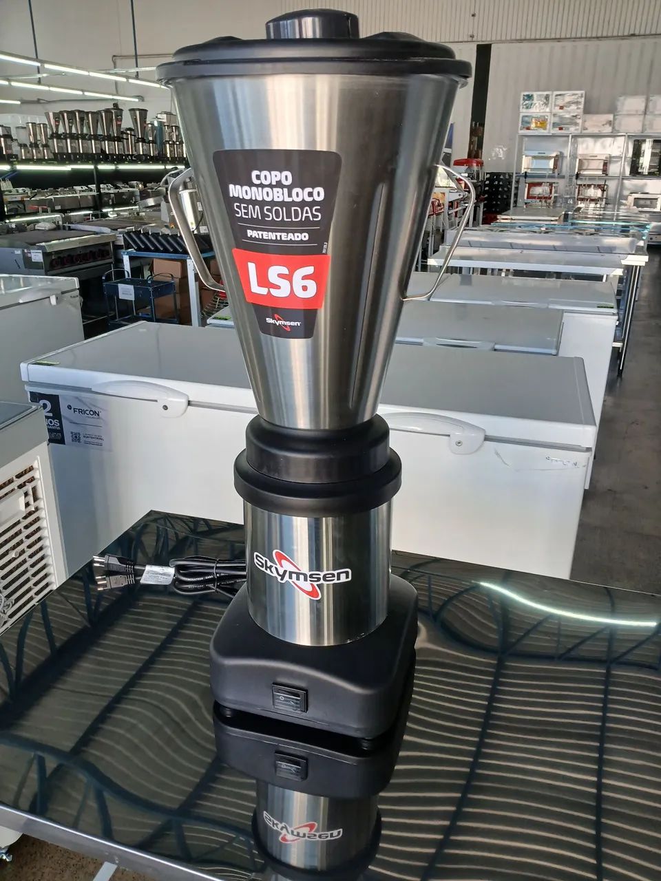 Liquidificador Comercial Skymsen Inox 6 Litros  - Foto 2