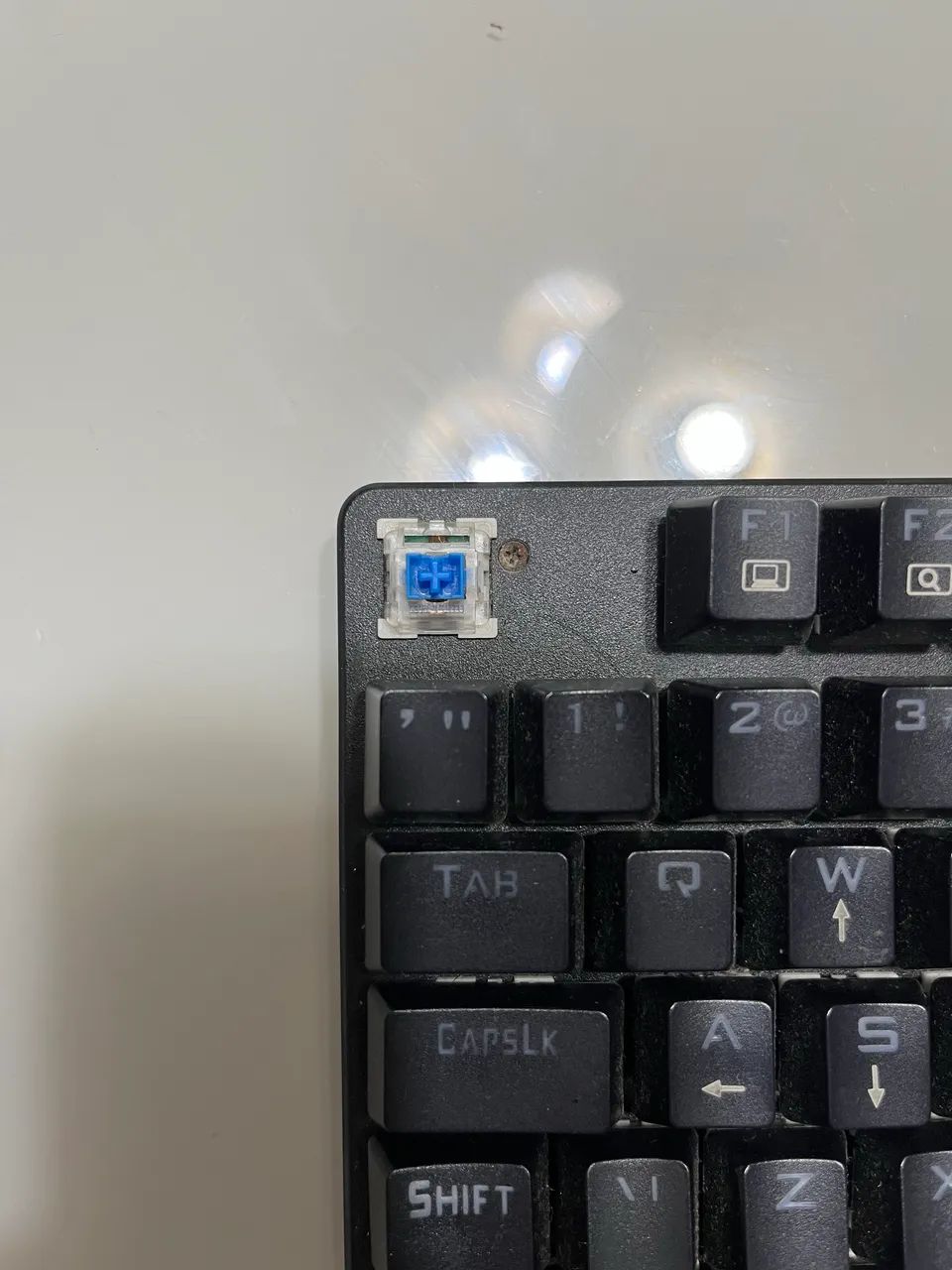 Mechanical Gaming Keyboard - Bora Black, White LED with Blue Switch64363332180609121