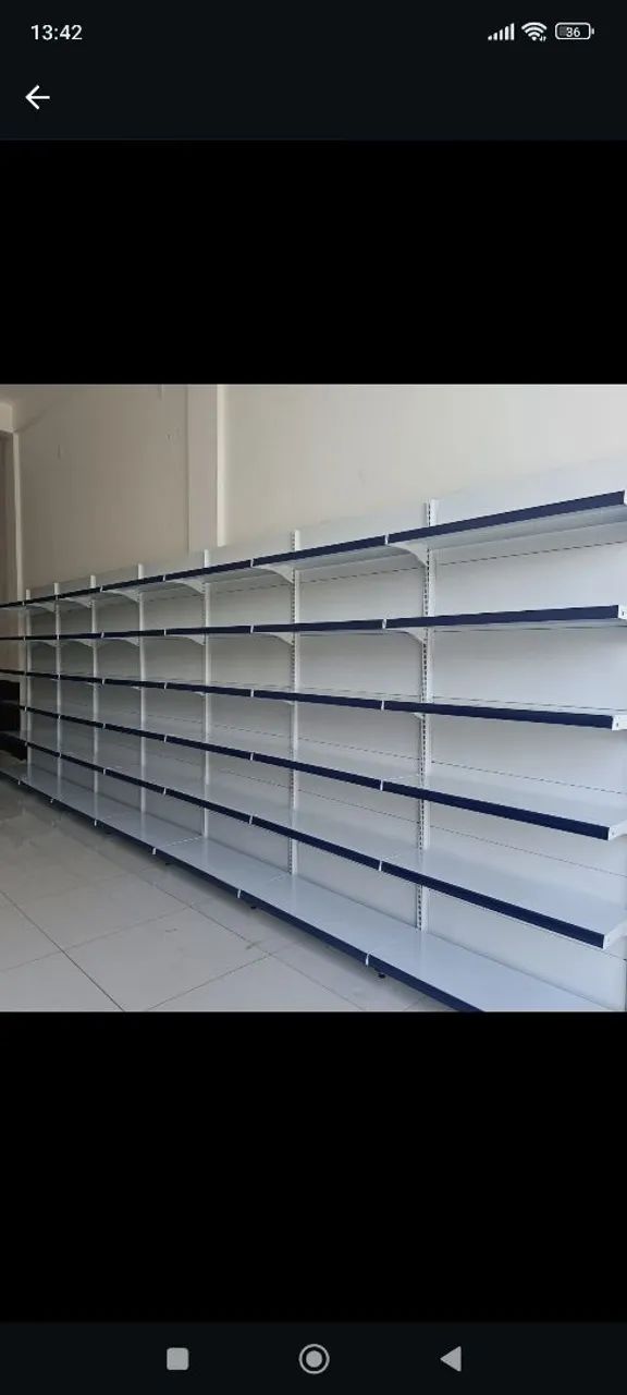 Gôndolas de Parede ou Centro. NOVO DE FÁBRICA.  - Foto 3