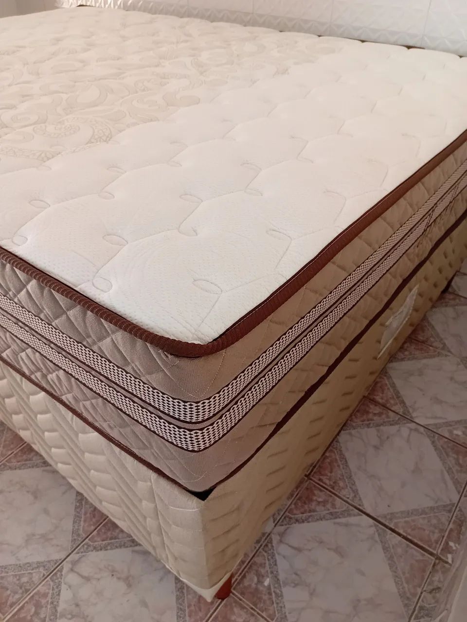 Colchão Box de Luxo, molas ensaiadas top. - Foto 2