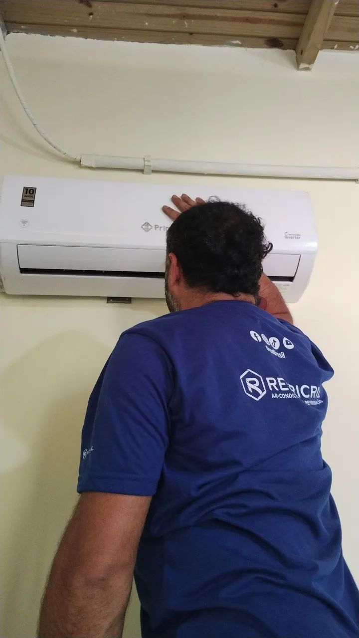 Ar condicionado geladeira e máquina de lavar  - Foto 3