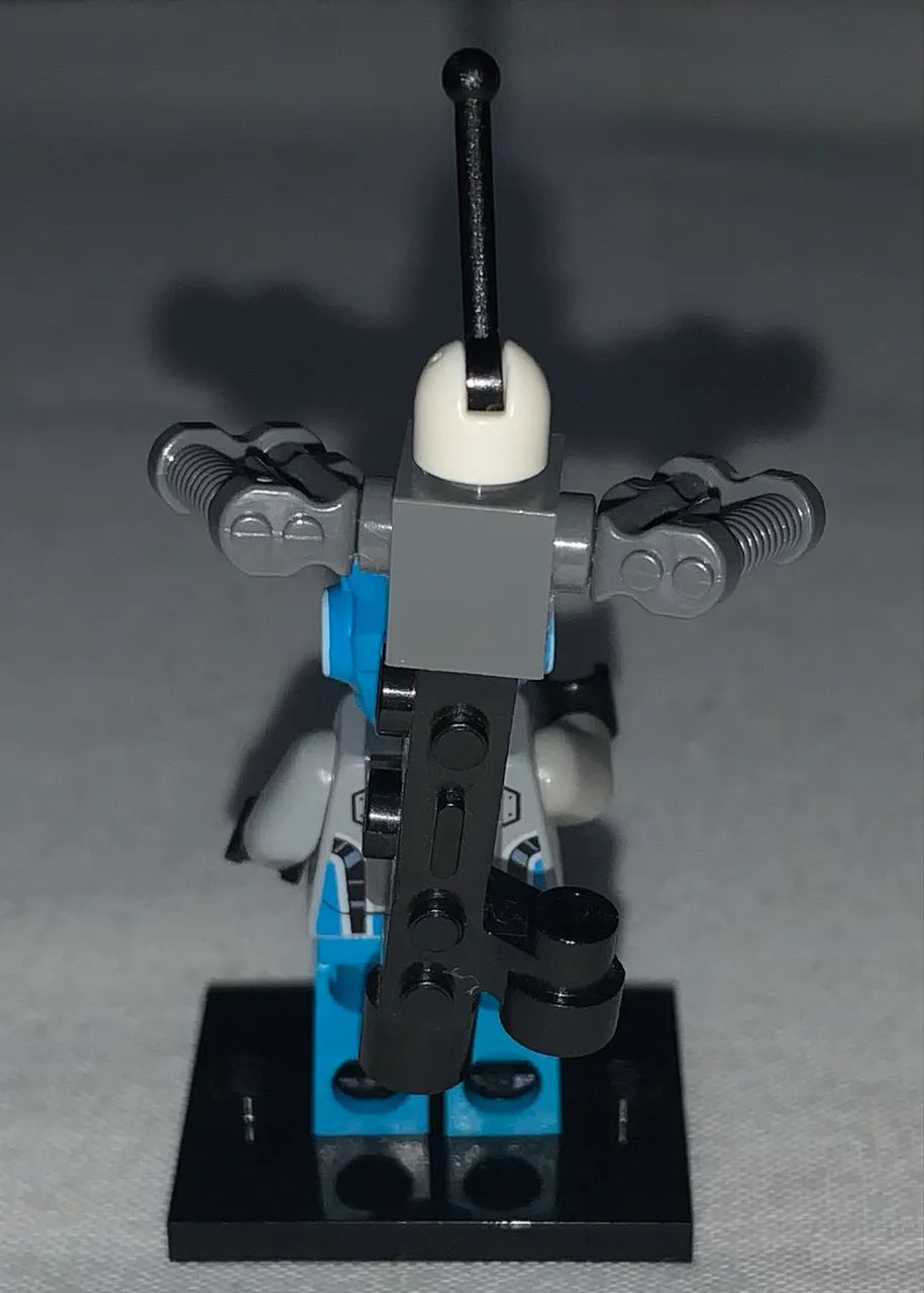 lego galaxy squad blue robot sidekick minifigure - Foto 2