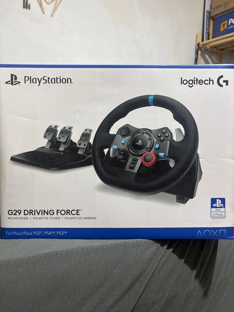 KIT VOLANTE LOGITECH G29 + CÂMBIO H