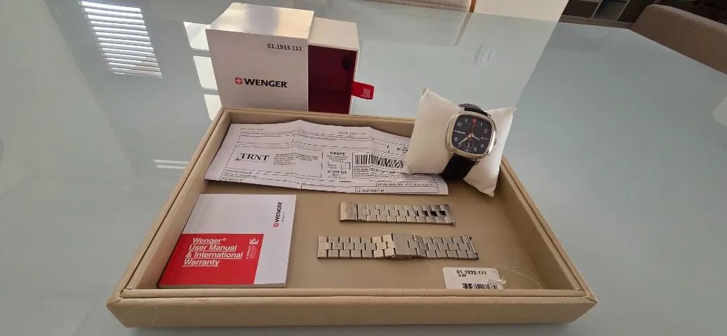 クラシック WERGO 50 Years Music of Our Time Relógio Wenger Vintage Sportchrono - Acessórios - Cambeba