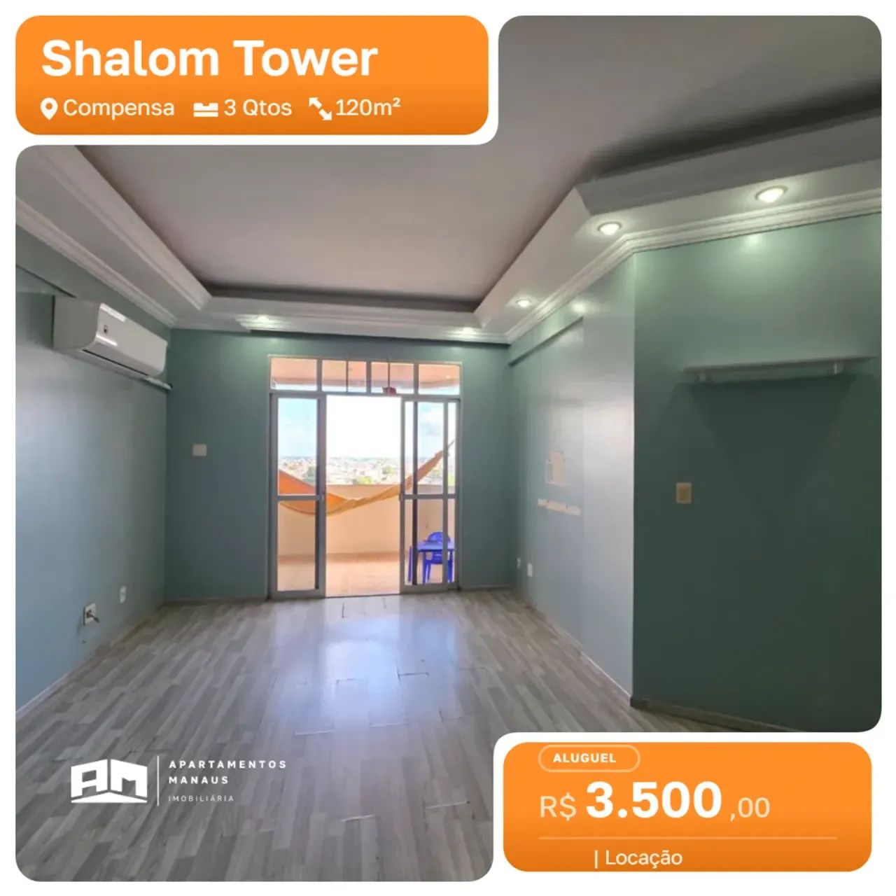 Shalom Tower - 3 Quartos(1 Suíte) - Compensa - Foto 2
