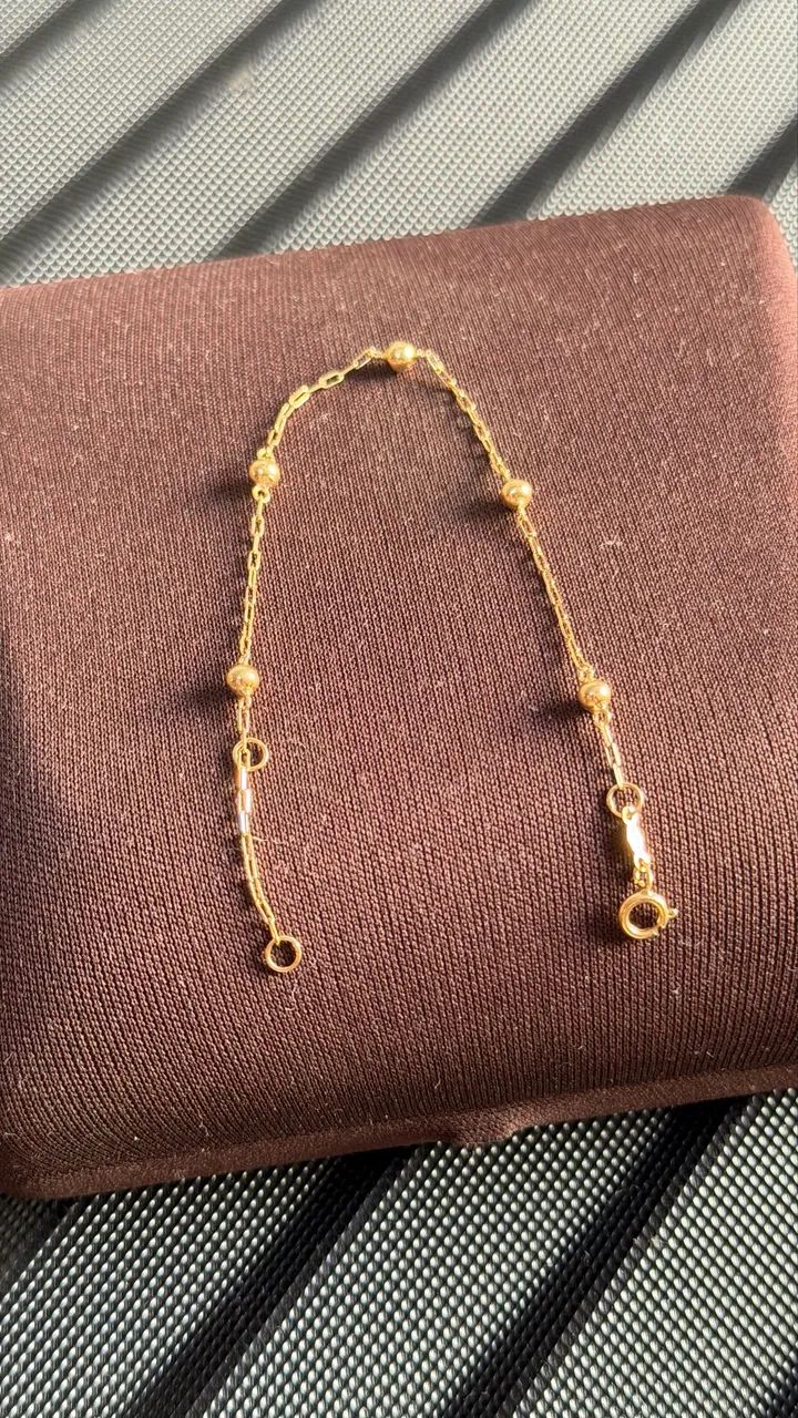 Pulseira de bebê Ouro 18k - Foto 3